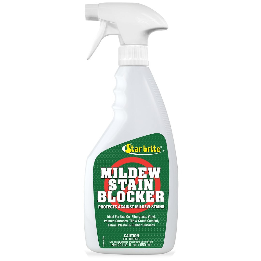 Star brite Mildew Stain Remover, For Preventing Mildew Stains IN Fiberglass/ Vinyl/ Plastic/ Rubber/ Fabric and Painted Surfaces – 086622