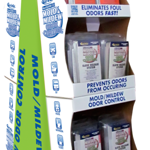 Star brite Point of Purchase Display, Mildew Odor Control Products Display, Standing Pegboard, With Us Label – 089933