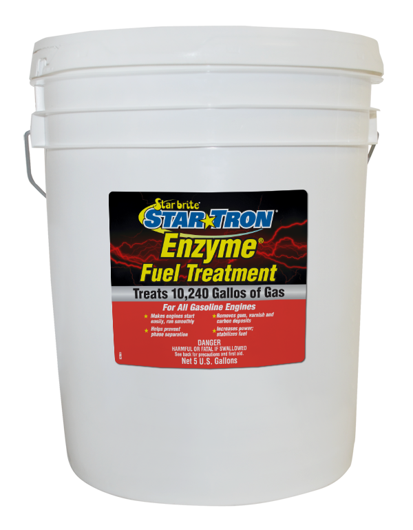 Star brite Fuel Additive, Star Tron ®, Fuel Stabilizer, For Gasoline, Treats Up to 10240 Gallons, 5 Gallon Bucket, Single – 093005