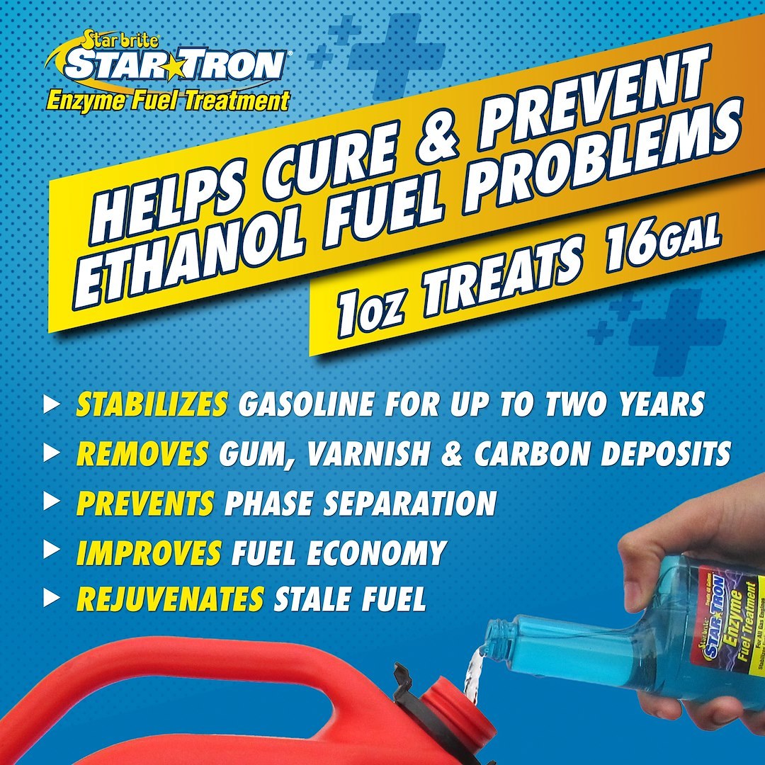 Star brite Fuel Additive, Star Tron ®, For Gasoline, Enzyme Fuel Treatment – 093032