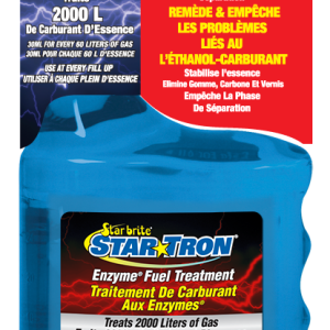 Star brite Fuel Additive, Star Tron®, Ethanol Fuel Treatment, For Gasoline, Treats Up to 512 Gallons, 32 Ounce Bottle, Single – 093032C