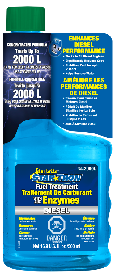 Star brite Ethanol Fuel Treatment, Star Tron ®, Used to Eliminates and Prevents Ethanol Fuel Problems, 16 Ounce Bottle, With Canadian Label – 093116C