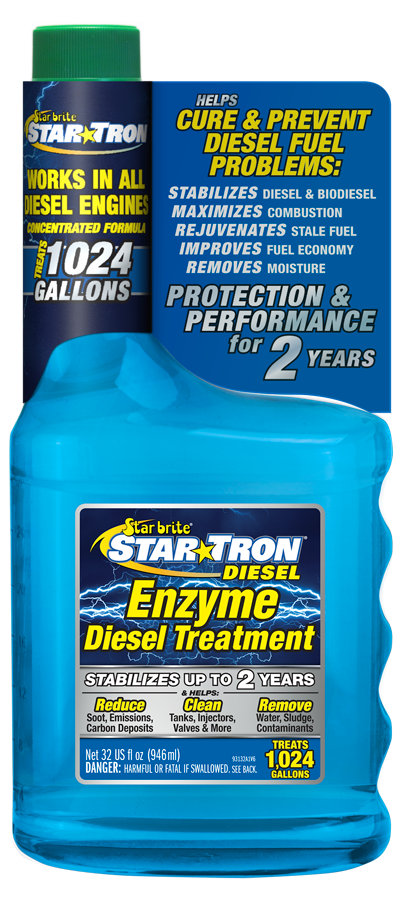 Star brite Fuel Additive, Star Tron ®, Fuel Stabilizer, For Diesel, Treats Up to 1024 Gallons, 32 Ounce Bottle, Single – 093132