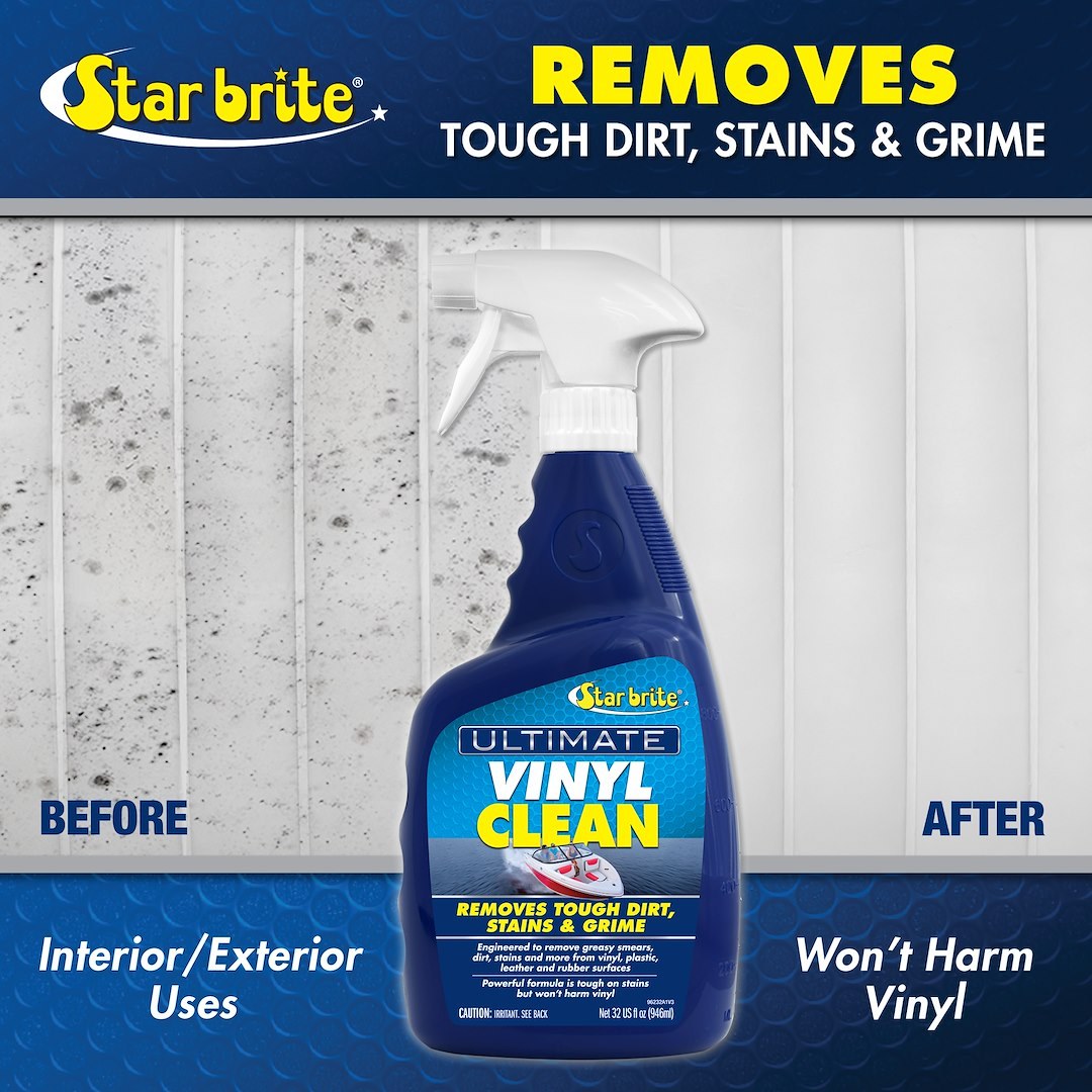 Star brite Vinyl Cleaner, Ultimate, 32 Ounce Spray Bottle, Single – 096232