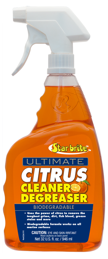 Star brite Multi Purpose Cleaner, Used to Remove Grime/ Dirt/ Fish Blood/ Grease Stains, 32 Ounce Trigger Spray, With Us Label – 096432