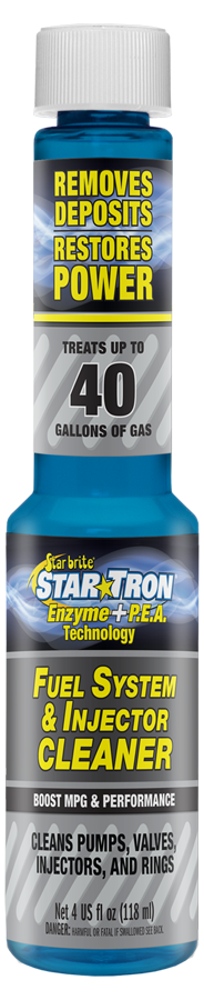Star brite Fuel Additive, Star Tron ®, Fuel System Cleaner, For Gasoline, Treats Up to 40 Gallons, 4 Ounce Bottle, Single – 096604