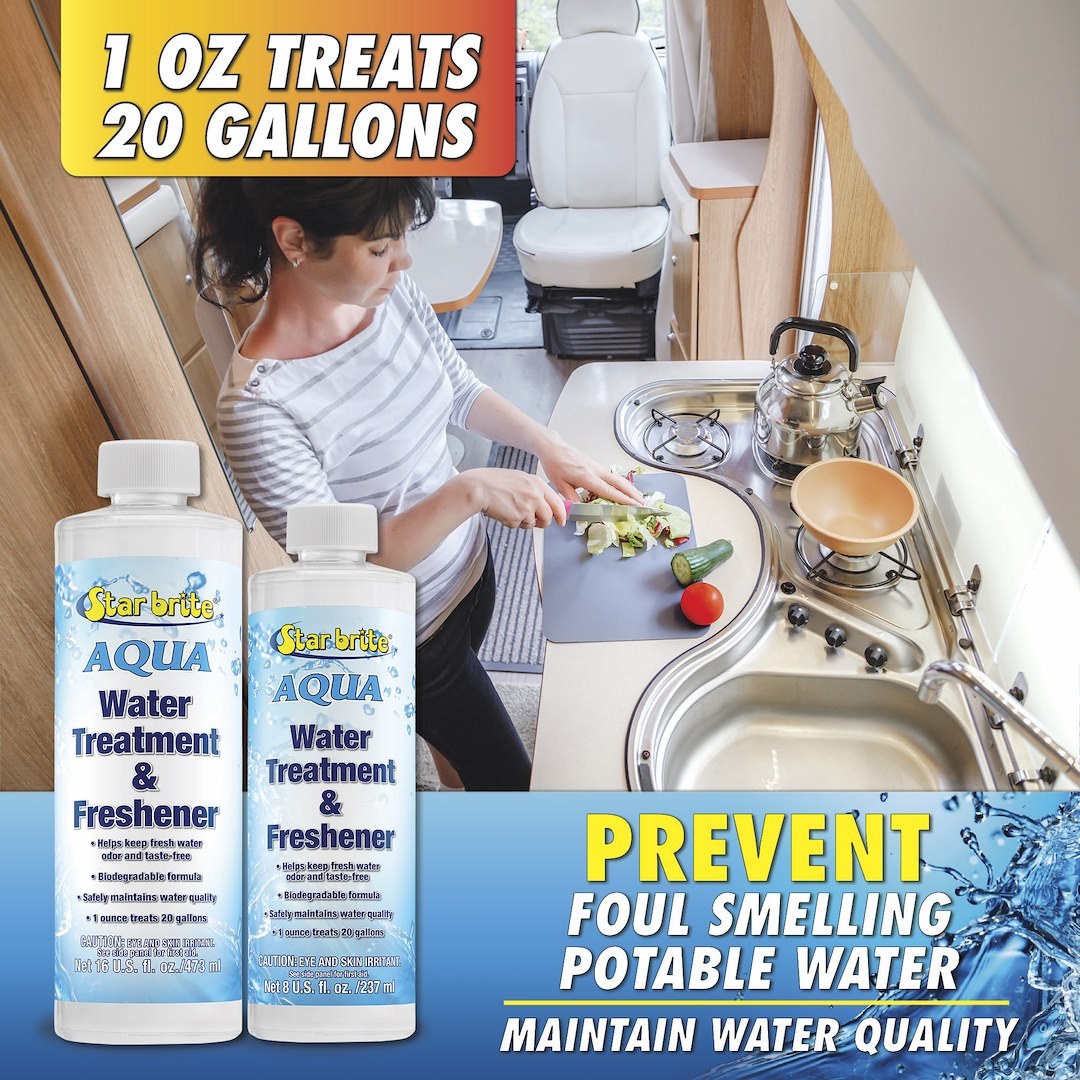 Star brite Drinking Water Freshener, Keeps Drinking Water Stored IN Tanks Tasting Fresh and Oder Free – 097016