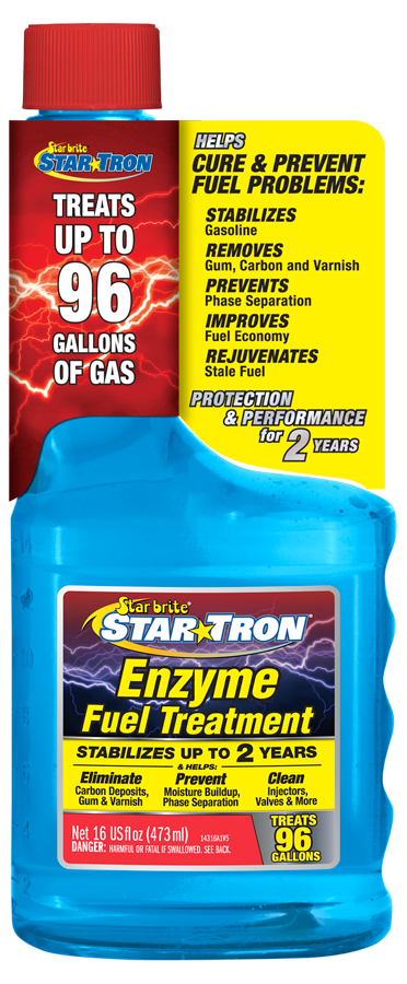 Star brite Fuel Additive, Star Tron ®, For Gasoline, Increases Fuel Economy, Single, 16 Ounce Jug, With Us Label – 14316