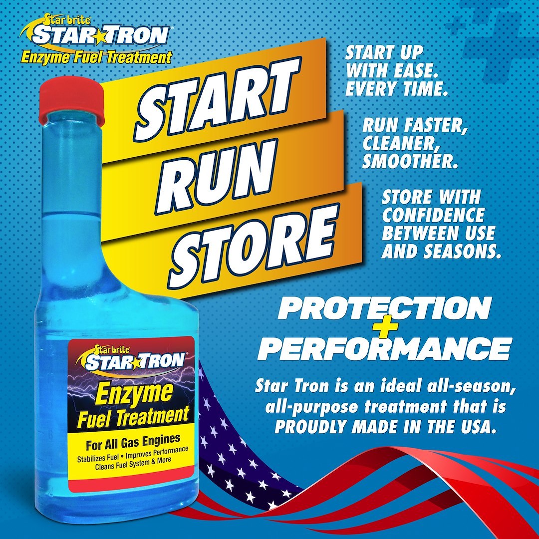 Star brite Fuel Additive, Star Tron ®, For Gasoline, Increases Fuel Economy, Single, 16 Ounce Jug, With Us Label – 14316
