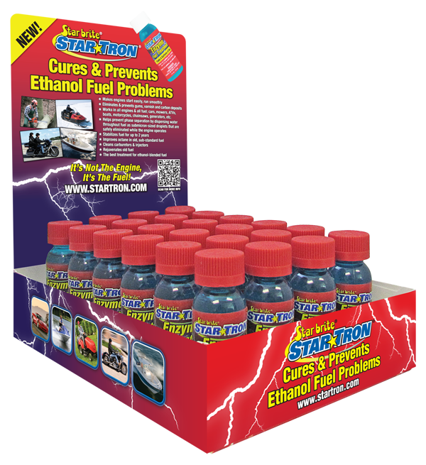 Star brite Fuel Additive, Star Tron®, Fuel Stabilizer, For Gasoline, Treats Up to 6 Gallons, 1 Ounce Bottle, Single – 14324