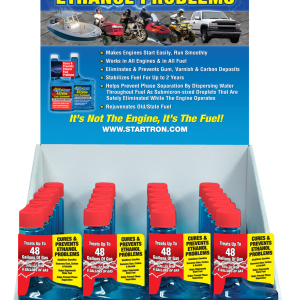 Star brite Point of Purchase Display, Star Tron ®, Small Engine Formula Counter Top Display, With Twenty Four 8 Ounce #14308 Gas Additive – 14625
