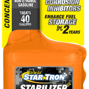 Star brite Fuel Additive, Star Tron ®, For Gasoline, Enzyme Fuel Treatment, Treats Up to 40 Gallons of Gasoline, Single, 8 Ounce Bottle – 14808