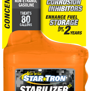 Star brite Fuel Additive, Star Tron ®, For Gasoline, Enzyme Fuel Treatment, Treats Up to 40 Gallons of Gasoline, Single, 16 Ounce Bottle – 14816