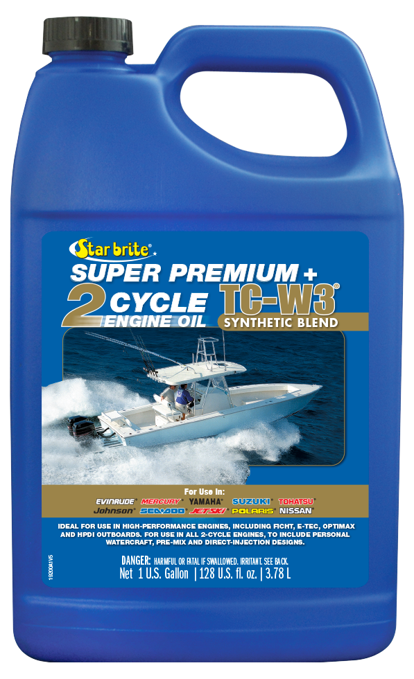 Star brite Oil, Used for 2-Stroke Engines, Synthetic, 1 Gallon Jug, Single, With Us Label – 19200