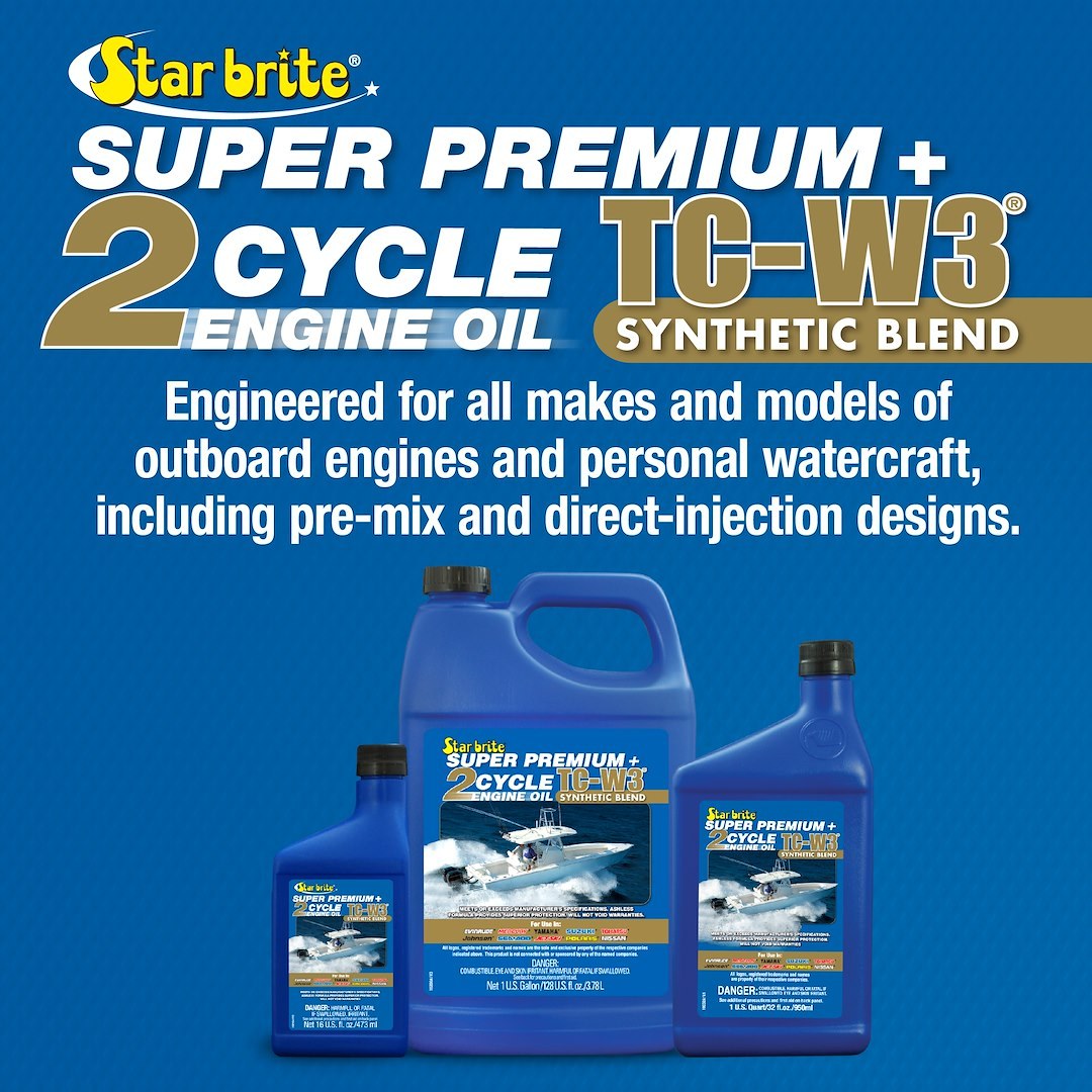 Star brite Oil, Used for 2-Stroke Engines, Synthetic, 1 Gallon Jug, Single, With Us Label – 19200