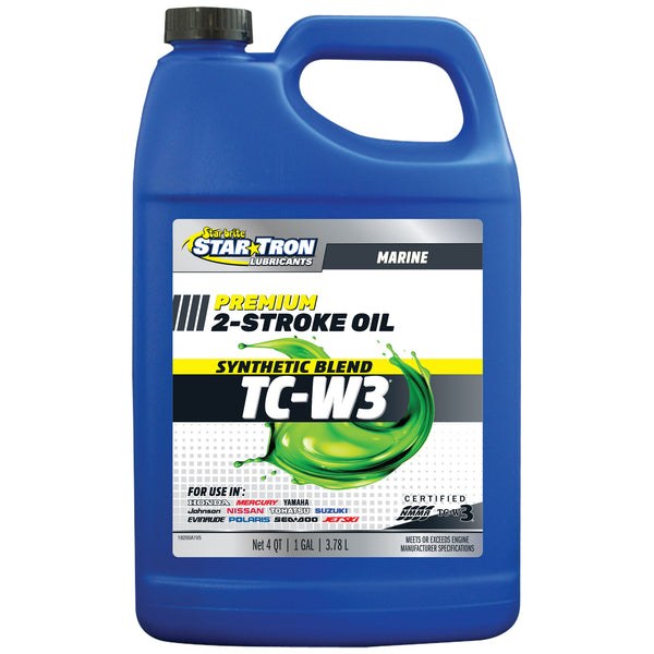 Star brite Oil, Super Premium TC-W3, Synthetic, Used for 2-Stroke Engines, 4 Gallon Jug, Single, With Us Label – 19200N