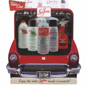Seafoam Point of Purchase Display, Engine Fluids Display, Cardboard Standee Display, 3D Display – SD5