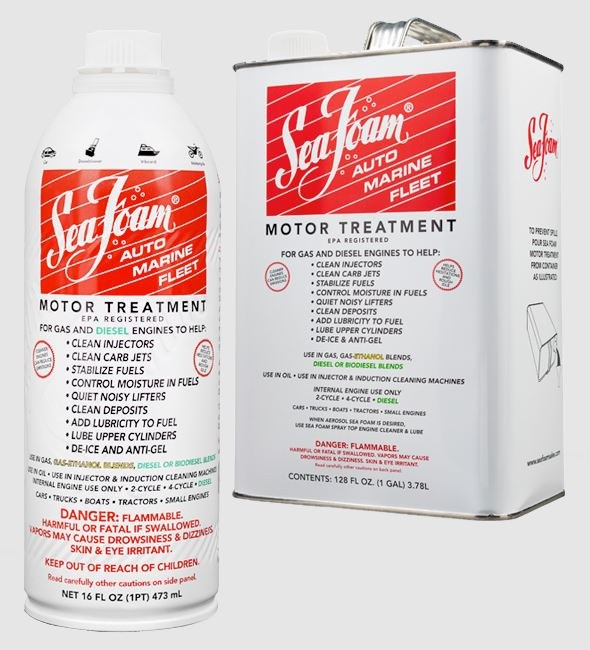 Seafoam Fuel Additive, Fuel System Cleaner, For Diesel and Gasoline, Treats Up to 20 Gallons, 16 Ounce Aerosol Can, Single – SF20