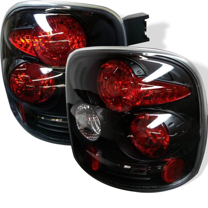 Spyder Auto Tail Light Assembly, Uses OE Bulbs, Euro Clear Lens, Black Housing, Set of 2 – 5002105