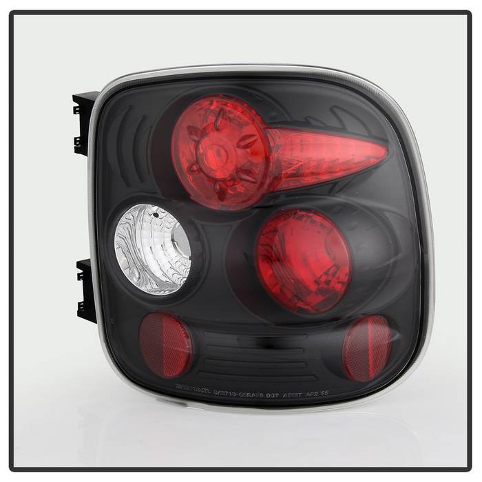 Spyder Auto Tail Light Assembly, Uses OE Bulbs, Euro Clear Lens, Black Housing, Set of 2 – 5002105