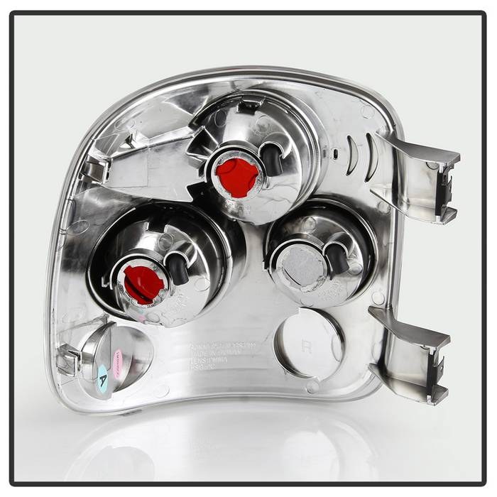 Spyder Auto Tail Light Assembly, Uses OE Bulbs, Euro Clear Lens, Black Housing, Set of 2 – 5002105