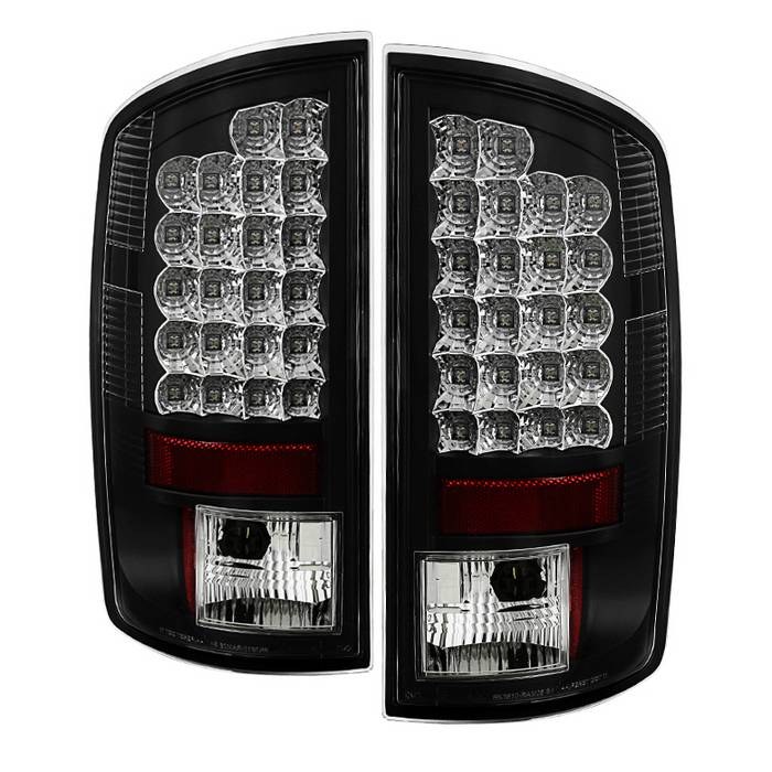 Spyder Auto Tail Light Assembly, LED, Clear Lens, Black Housing, Uses OE Reverse Bulb – 5002556