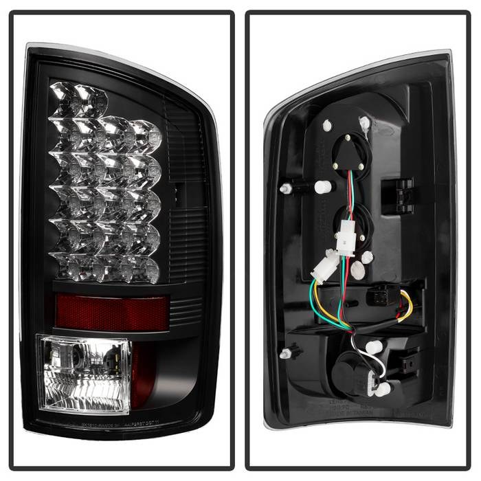 Spyder Auto Tail Light Assembly, LED, Clear Lens, Black Housing, Uses OE Reverse Bulb – 5002556