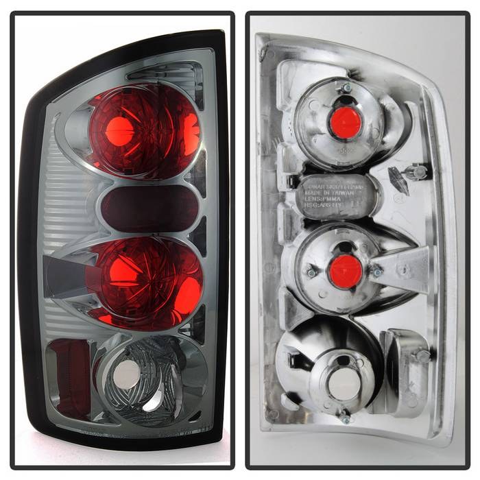 Spyder Auto Tail Light Assembly, Uses OE Bulbs, Euro Smoke Lens, Chrome Plated Housing, Set of 2 – 5002600