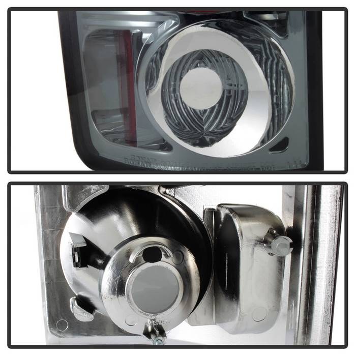 Spyder Auto Tail Light Assembly, Uses OE Bulbs, Euro Smoke Lens, Chrome Plated Housing, Set of 2 – 5002600
