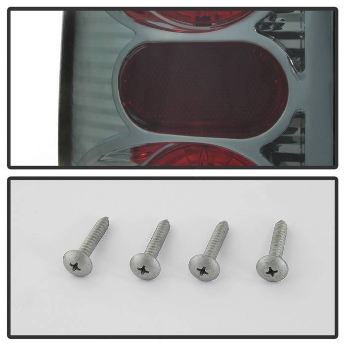 Spyder Auto Tail Light Assembly, Uses OE Bulbs, Euro Smoke Lens, Chrome Plated Housing, Set of 2 – 5002600