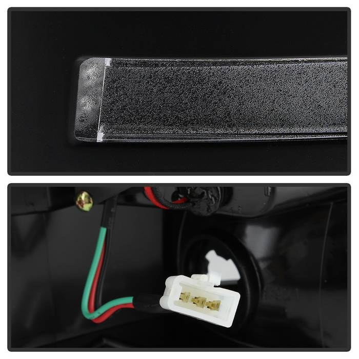 Spyder Auto Tail Light Assembly, LED, Clear Lens, Black Housing, Uses OE Reverse Bulb – 5008374