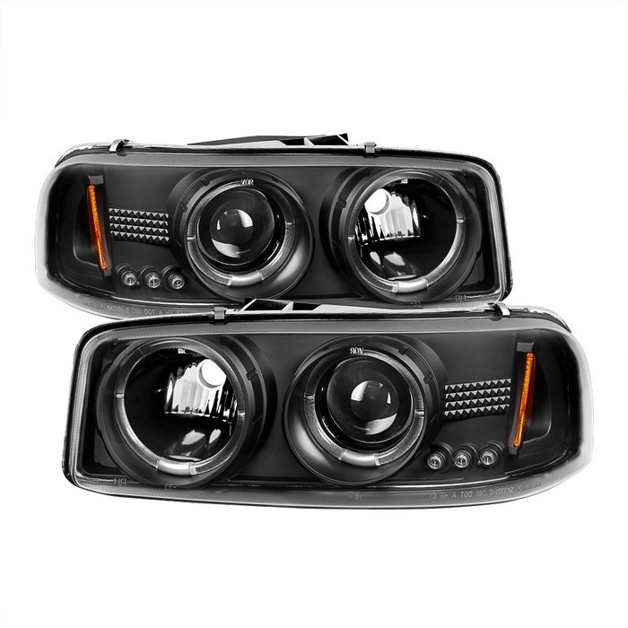 Spyder Auto Headlight Assembly, Signature Series, Projector Beam with LED Halo – 5009357