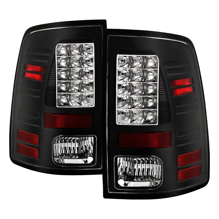 Spyder Auto Tail Light Assembly, LED, Clear Lens, Black Housing, Uses OE Reverse Bulb – 5077530