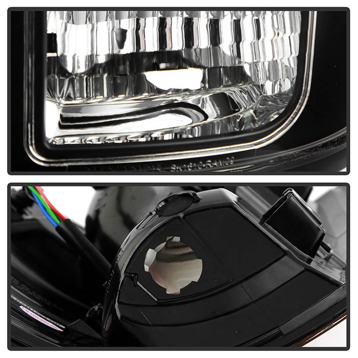 Spyder Auto Tail Light Assembly, LED, Clear Lens, Black Housing, Uses OE Reverse Bulb – 5077530