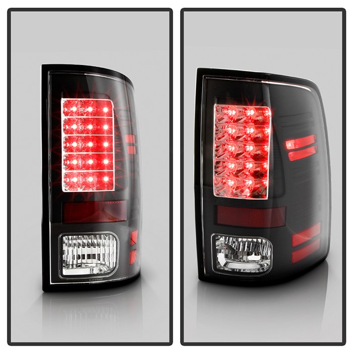 Spyder Auto Tail Light Assembly, LED, Clear Lens, Black Housing, Uses OE Reverse Bulb – 5077530