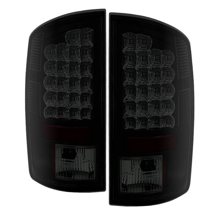 Spyder Auto Tail Light Assembly, LED, Smoke Lens, Black Housing, Uses OE Reverse Bulb – 5078094