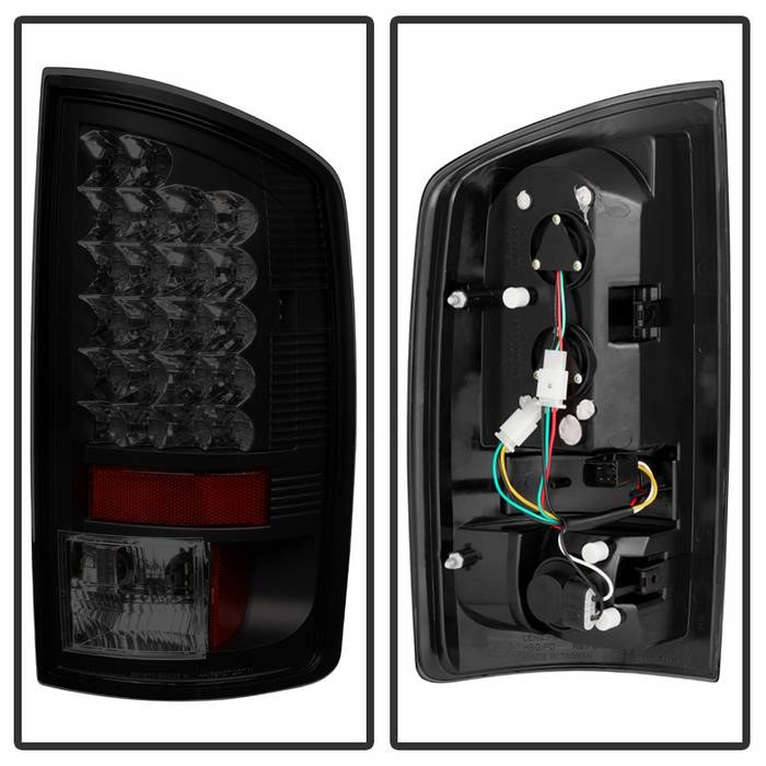 Spyder Auto Tail Light Assembly, LED, Smoke Lens, Black Housing, Uses OE Reverse Bulb – 5078094