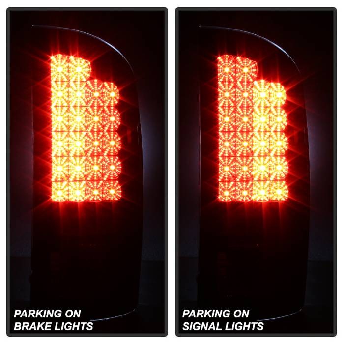 Spyder Auto Tail Light Assembly, LED, Smoke Lens, Black Housing, Uses OE Reverse Bulb – 5078094