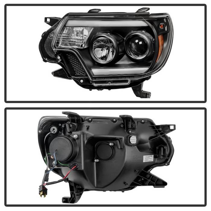 Spyder Auto Headlight Assembly, Signature Series, Projector Beam with Bar Style Daytime Running Light – 5081711