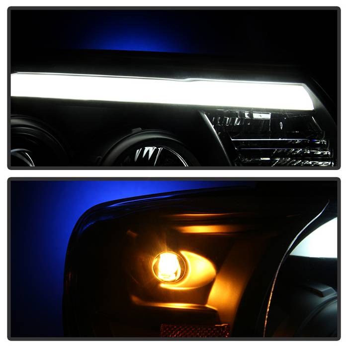 Spyder Auto Headlight Assembly, Signature Series, Projector Beam with Bar Style Daytime Running Light – 5081711
