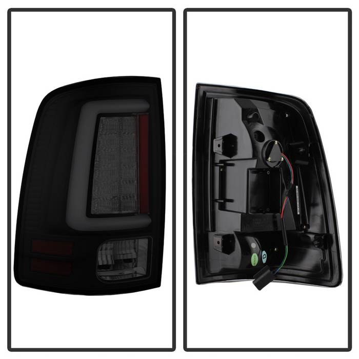 Spyder Auto Tail Light Assembly, LED, Smoke Lens, Black Housing, Uses OE Reverse Bulb, Set of 2 – 5084064