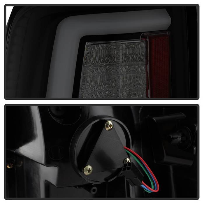Spyder Auto Tail Light Assembly, LED, Smoke Lens, Black Housing, Uses OE Reverse Bulb, Set of 2 – 5084064