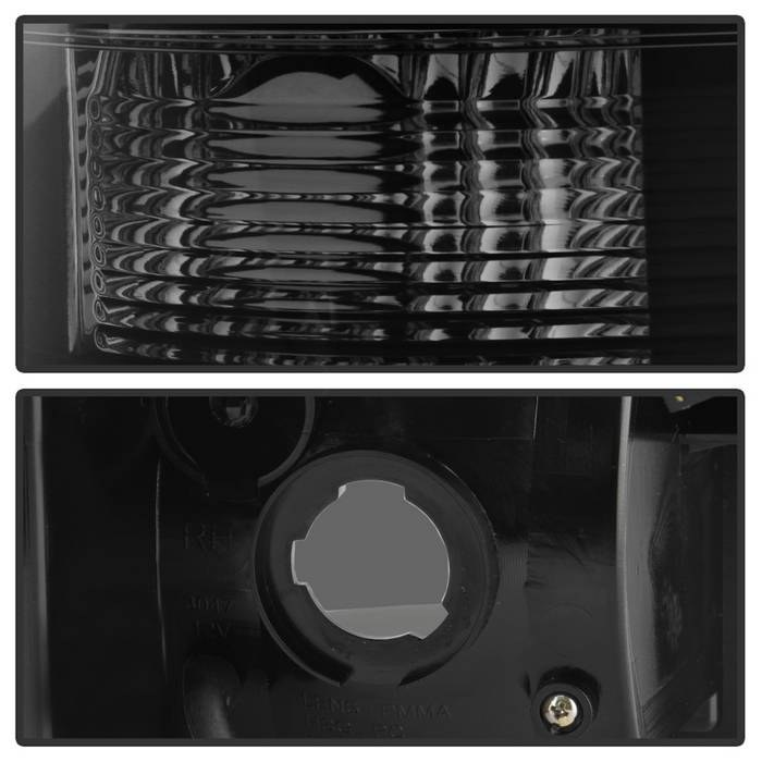 Spyder Auto Tail Light Assembly, Version 3, LED, Black Smoke Lens/ Red Reflector, Black Housing, Uses OE Reverse Bulb, Set of 2 – 5084095