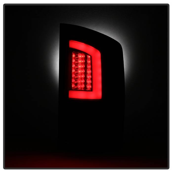 Spyder Auto Tail Light Assembly, Version 3, LED, Black Smoke Lens/ Red Reflector, Black Housing, Uses OE Reverse Bulb, Set of 2 – 5084125