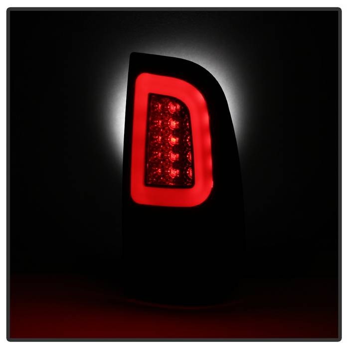 Spyder Auto Tail Light Assembly, Version 3, LED, Smoke Lens/ Red Reflector, Black Housing, Red Bulb, Set of 2, Light Bar Style – 5084729