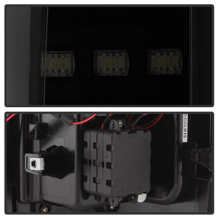Spyder Auto Tail Light Assembly, LED, Smoke Lens, Black Housing, Set of 2 – 5085252