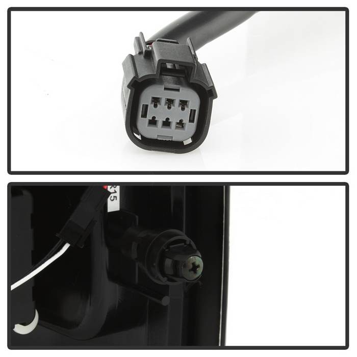 Spyder Auto Tail Light Assembly, LED, Smoke Lens, Black Housing, Set of 2 – 5085252