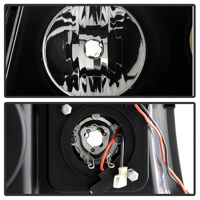 Spyder Auto Headlight Assembly, Signature Series, Projector Beam with Daytime Running Light, H1 Halogen High Beam/ H1 Halogen Low Beam Bulb – 5085771