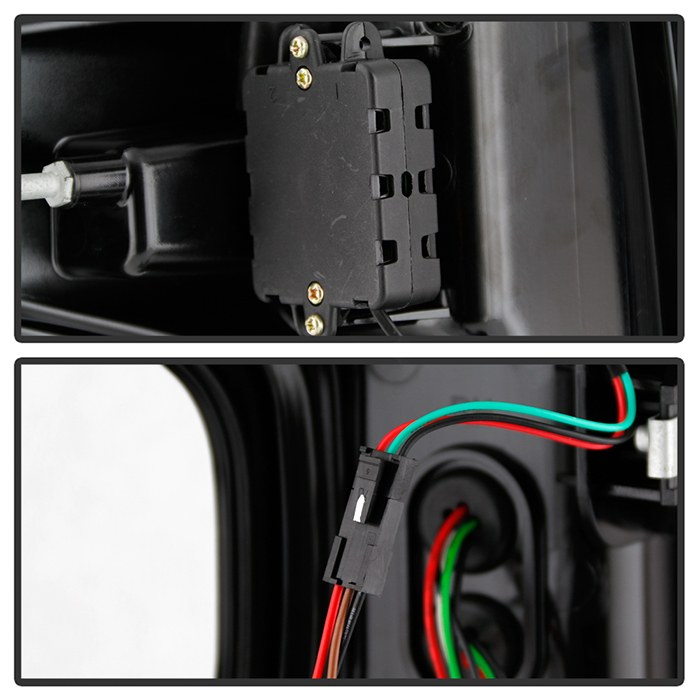 Spyder Auto Tail Light Assembly, LED, Clear Lens, Chrome Housing, Red/ Amber/ White Bulbs, Set of 2 – 5087287
