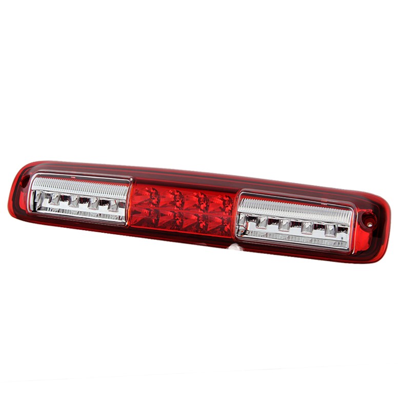 Spyder Auto Center High Mount Stop Light, LED, Red/ Clear Lens, Clear Bulb, Chrome Plated Housing – 9024962